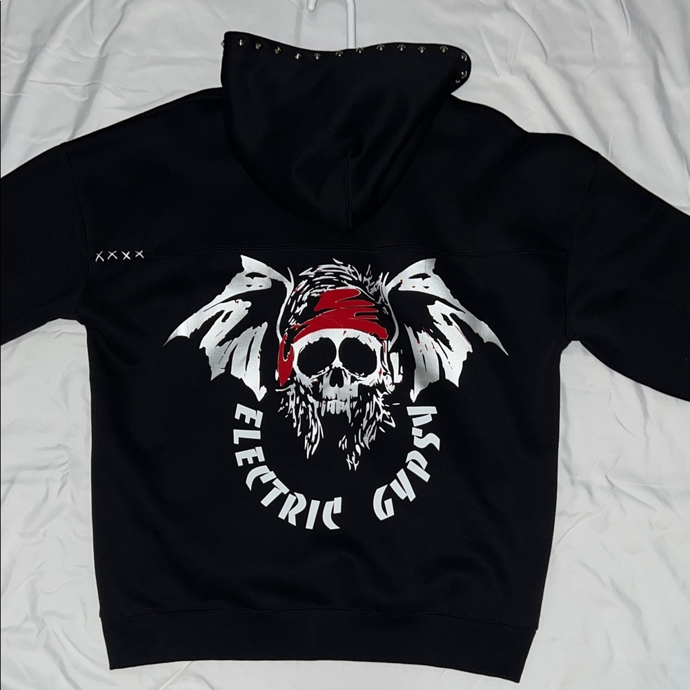 Electric Gypsy one of a kind zip up hoodie. XL